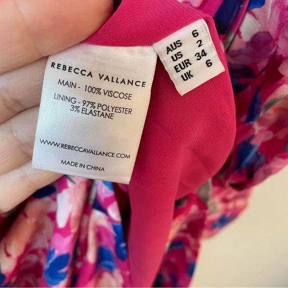 Rebecca Vallance Pink Floral Mini Dress - Picture 7 of 7